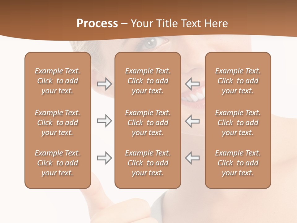 Blonde Thumb Attractive PowerPoint Template