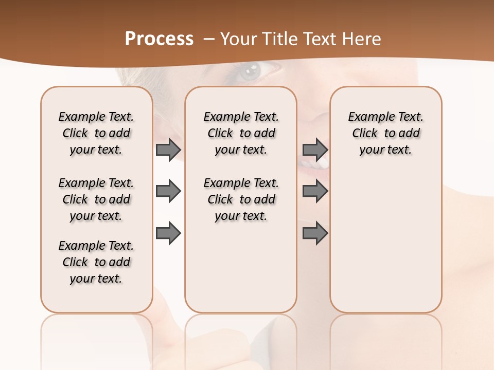 Blonde Thumb Attractive PowerPoint Template