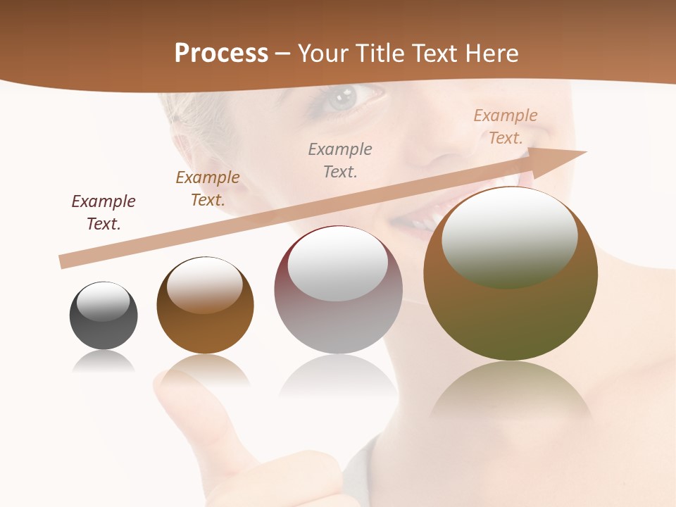 Blonde Thumb Attractive PowerPoint Template