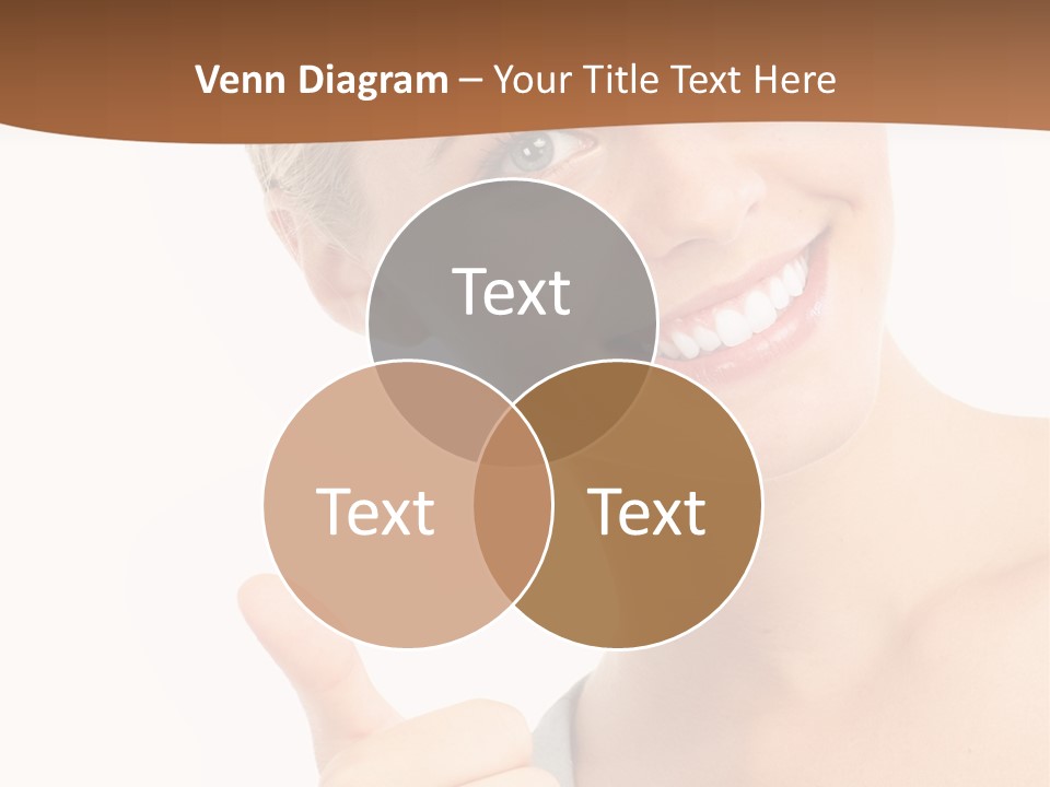 Blonde Thumb Attractive PowerPoint Template