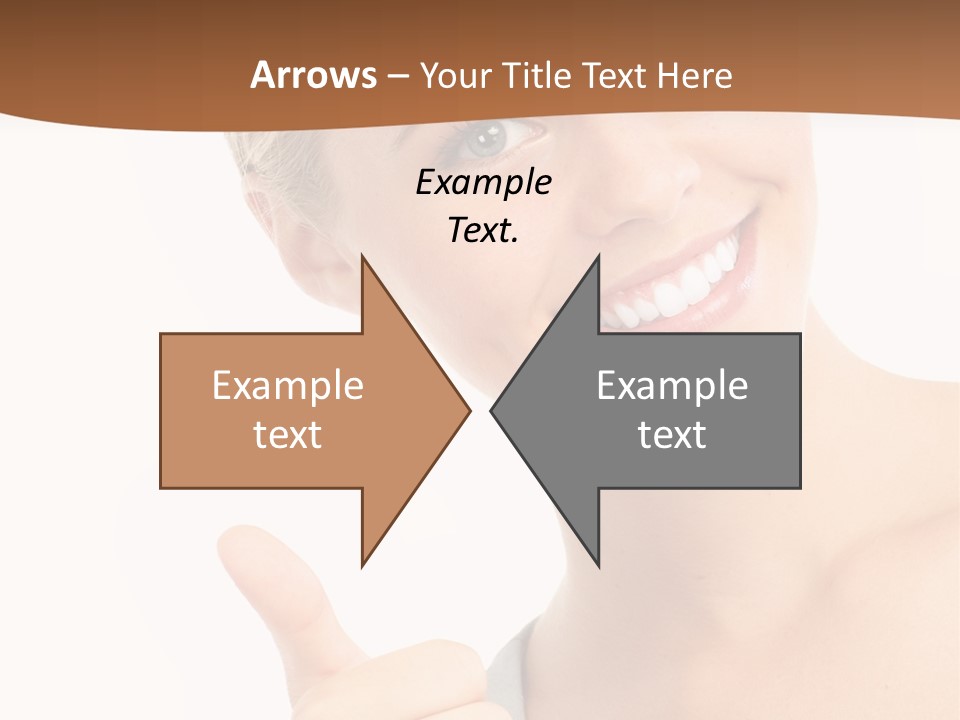 Blonde Thumb Attractive PowerPoint Template