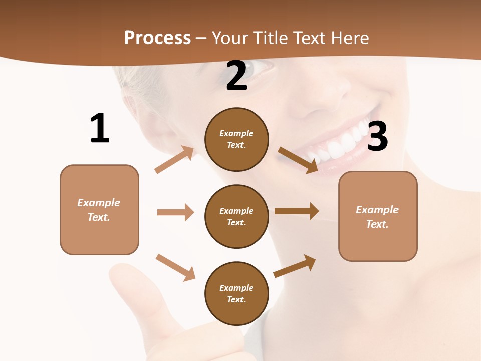 Blonde Thumb Attractive PowerPoint Template
