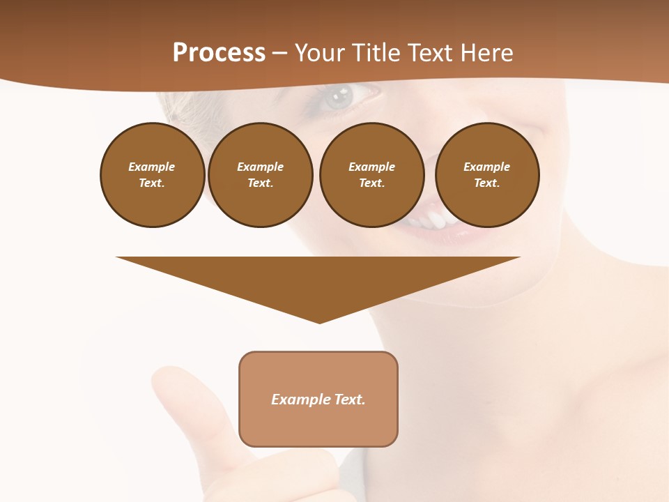 Blonde Thumb Attractive PowerPoint Template
