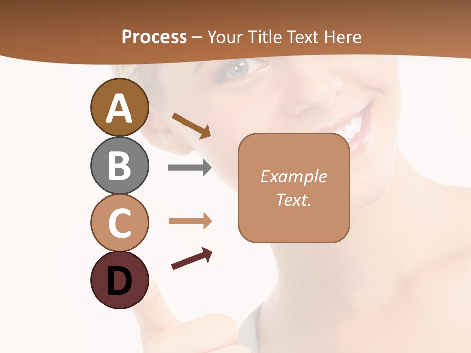 Blonde Thumb Attractive PowerPoint Template