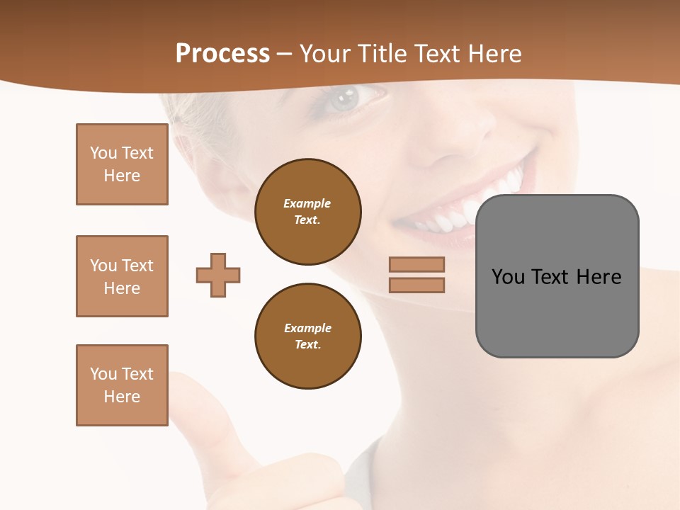 Blonde Thumb Attractive PowerPoint Template