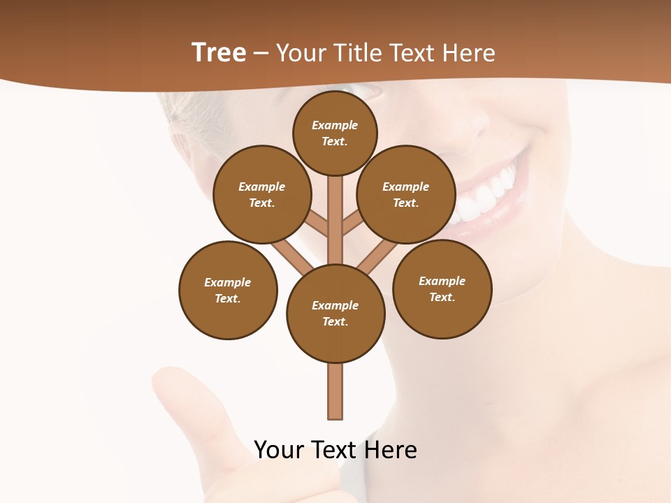 Blonde Thumb Attractive PowerPoint Template