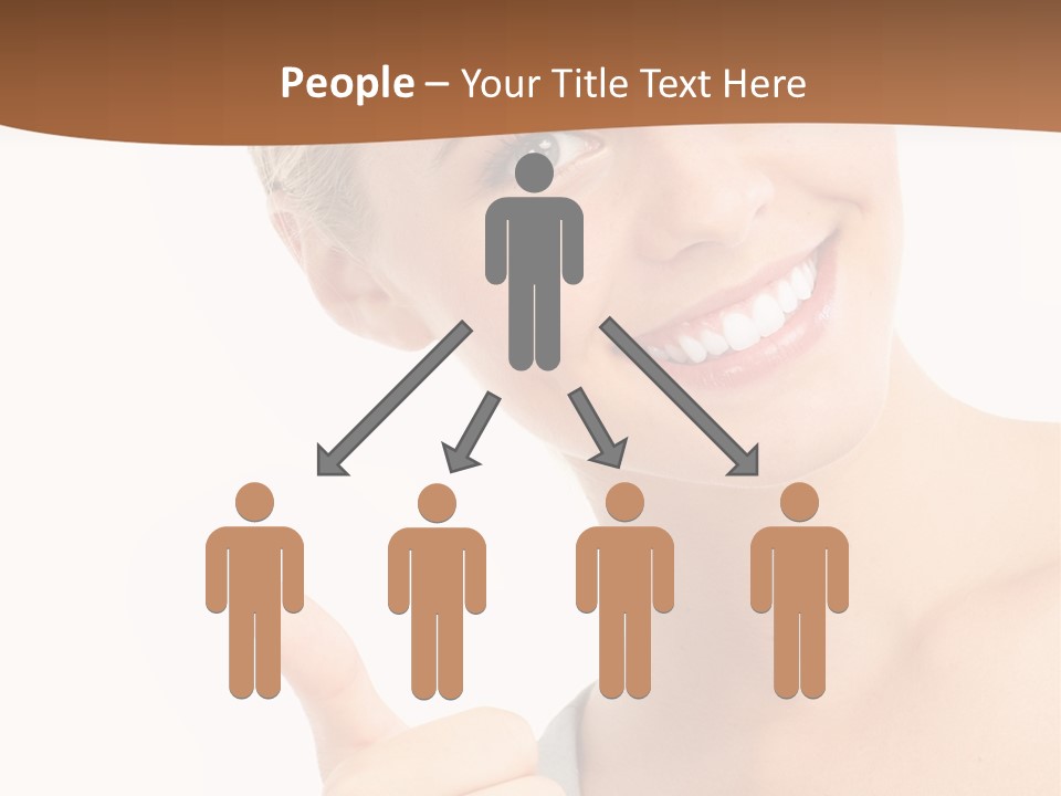 Blonde Thumb Attractive PowerPoint Template