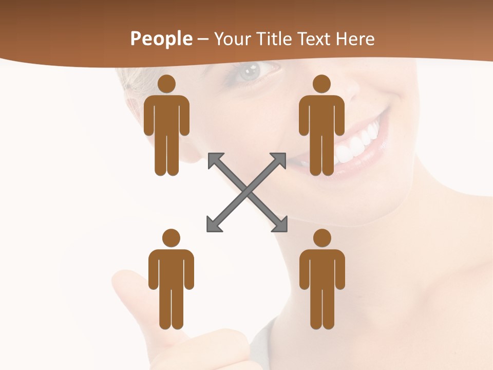 Blonde Thumb Attractive PowerPoint Template
