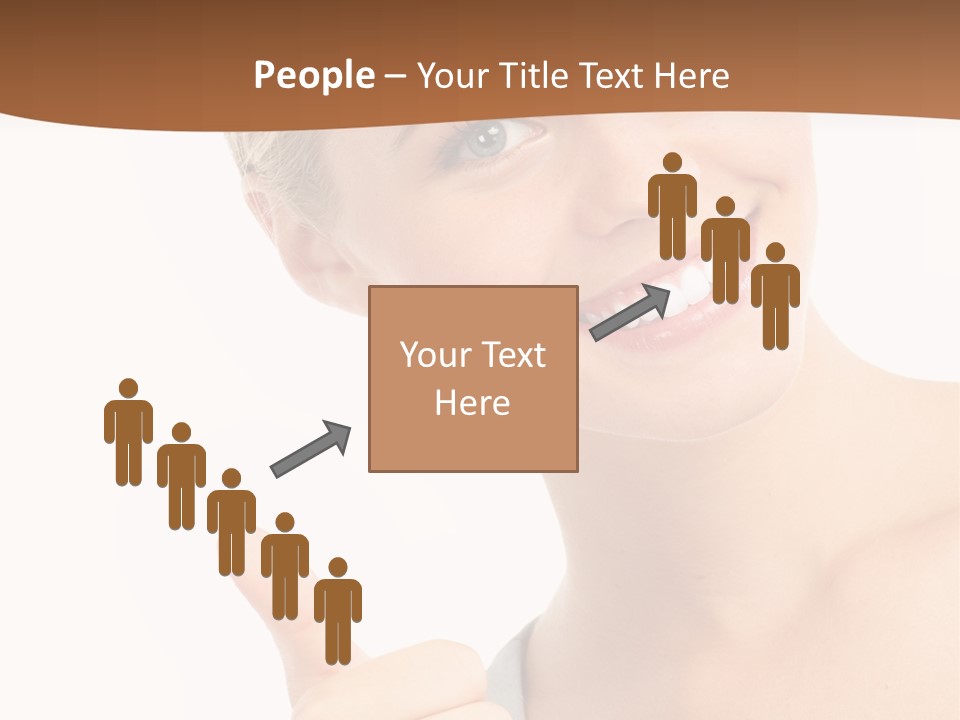 Blonde Thumb Attractive PowerPoint Template