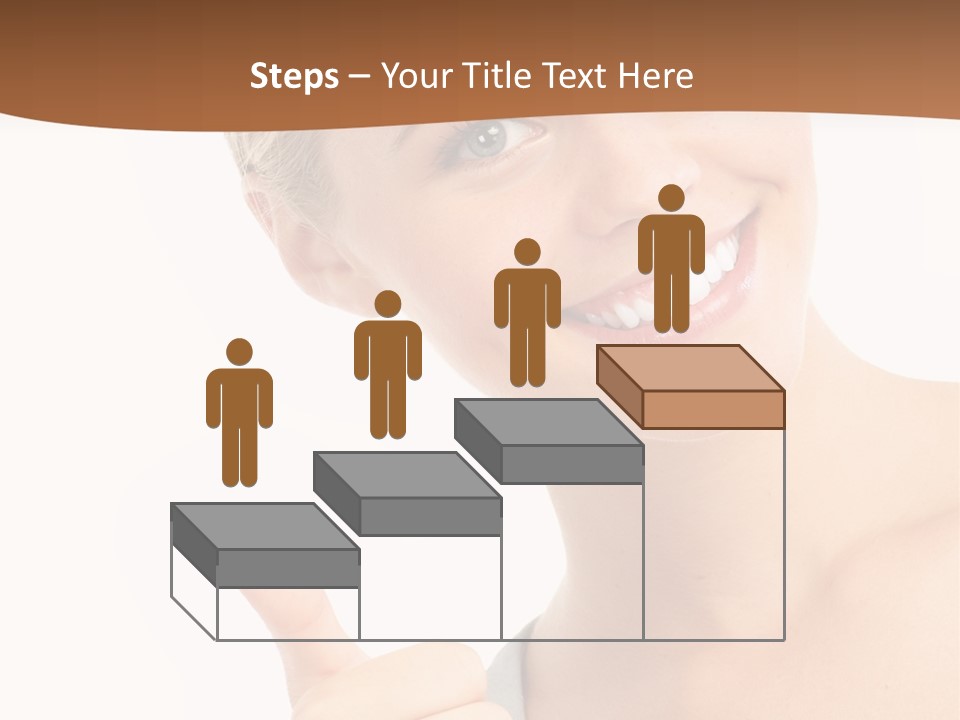 Blonde Thumb Attractive PowerPoint Template