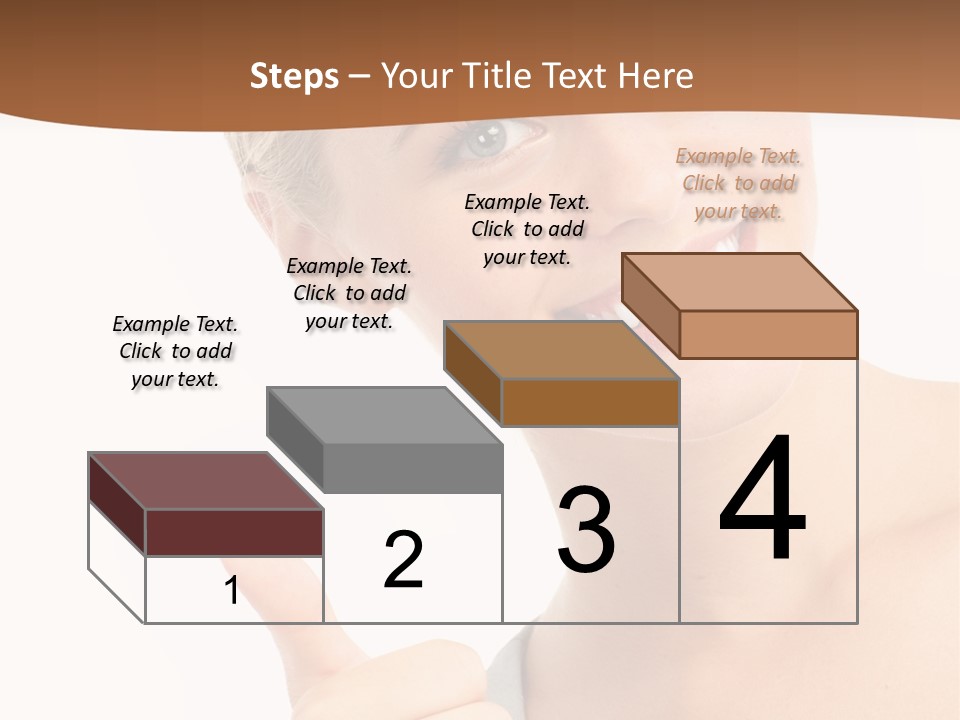 Blonde Thumb Attractive PowerPoint Template