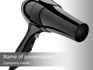 Salon Appliance Barber PowerPoint Template