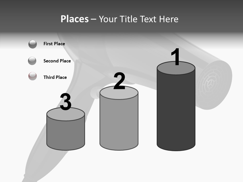 Salon Appliance Barber PowerPoint Template