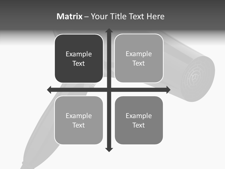 Salon Appliance Barber PowerPoint Template