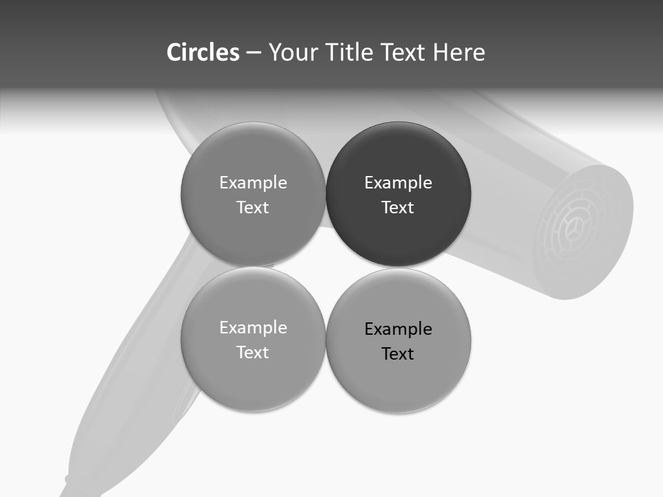 Salon Appliance Barber PowerPoint Template