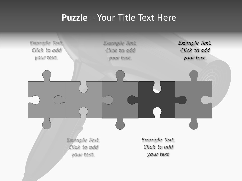 Salon Appliance Barber PowerPoint Template