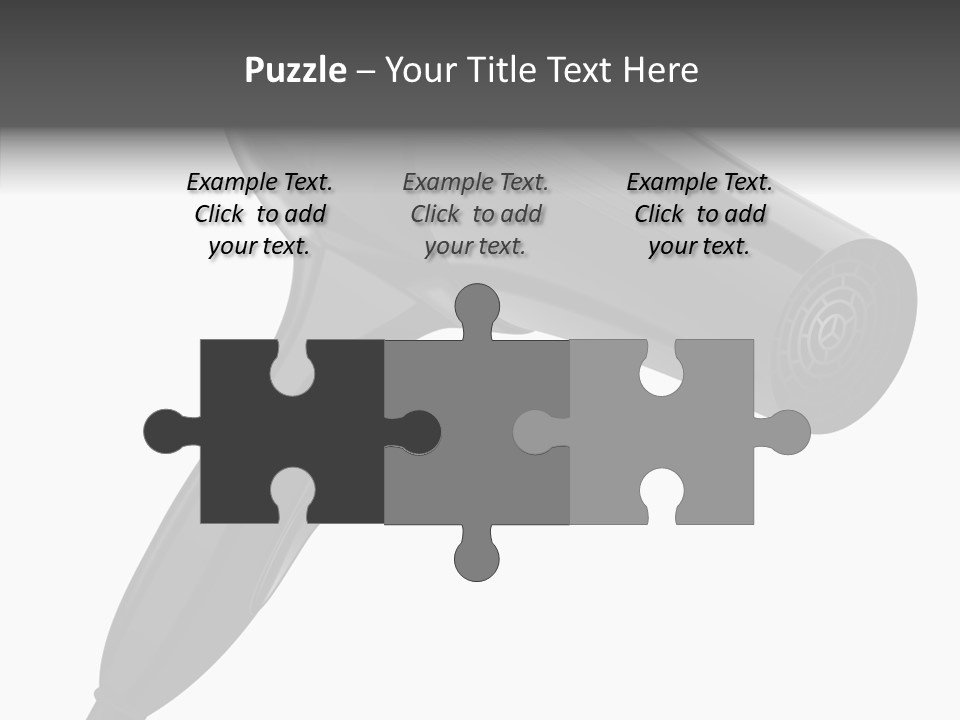 Salon Appliance Barber PowerPoint Template