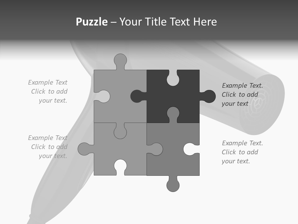 Salon Appliance Barber PowerPoint Template