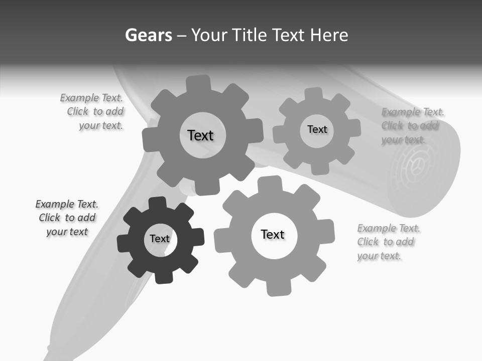 Salon Appliance Barber PowerPoint Template