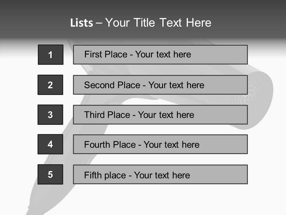 Salon Appliance Barber PowerPoint Template