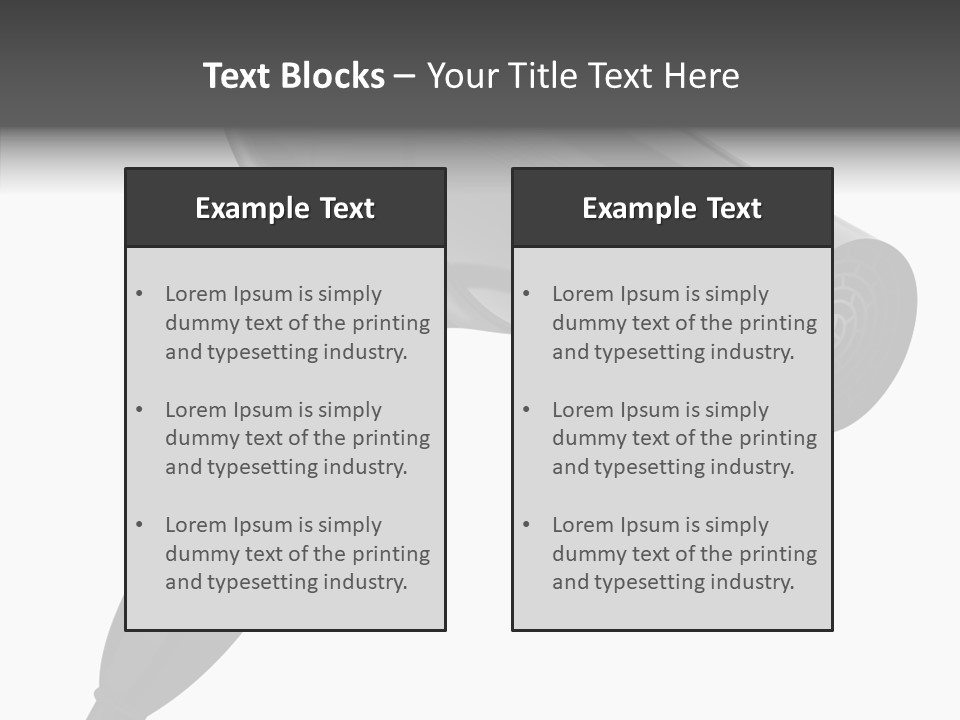 Salon Appliance Barber PowerPoint Template