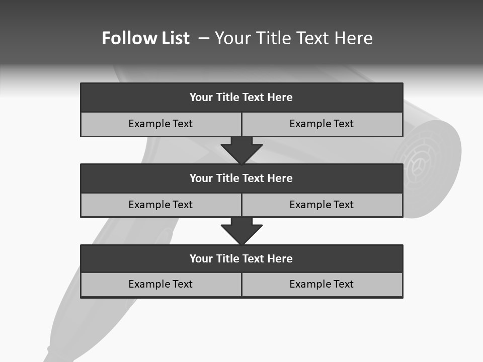 Salon Appliance Barber PowerPoint Template