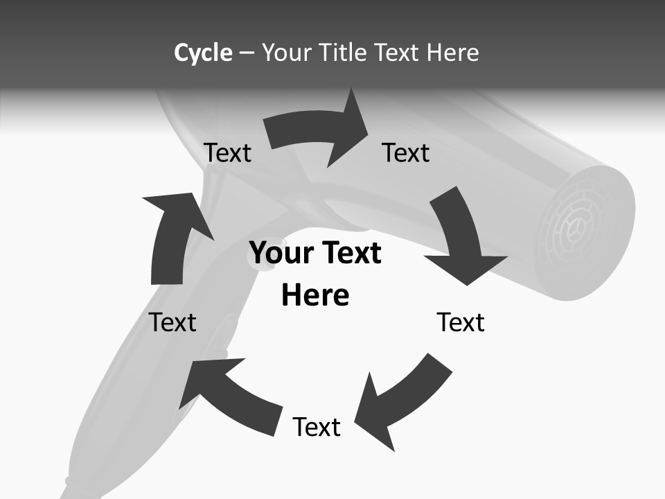 Salon Appliance Barber PowerPoint Template