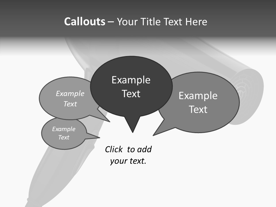 Salon Appliance Barber PowerPoint Template