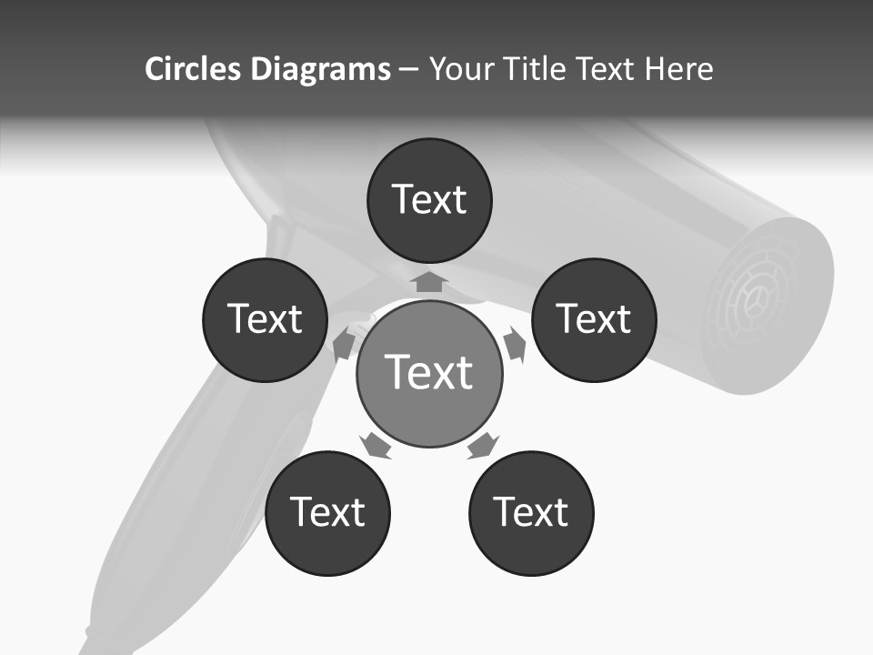 Salon Appliance Barber PowerPoint Template