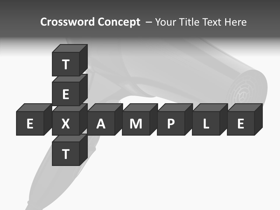 Salon Appliance Barber PowerPoint Template