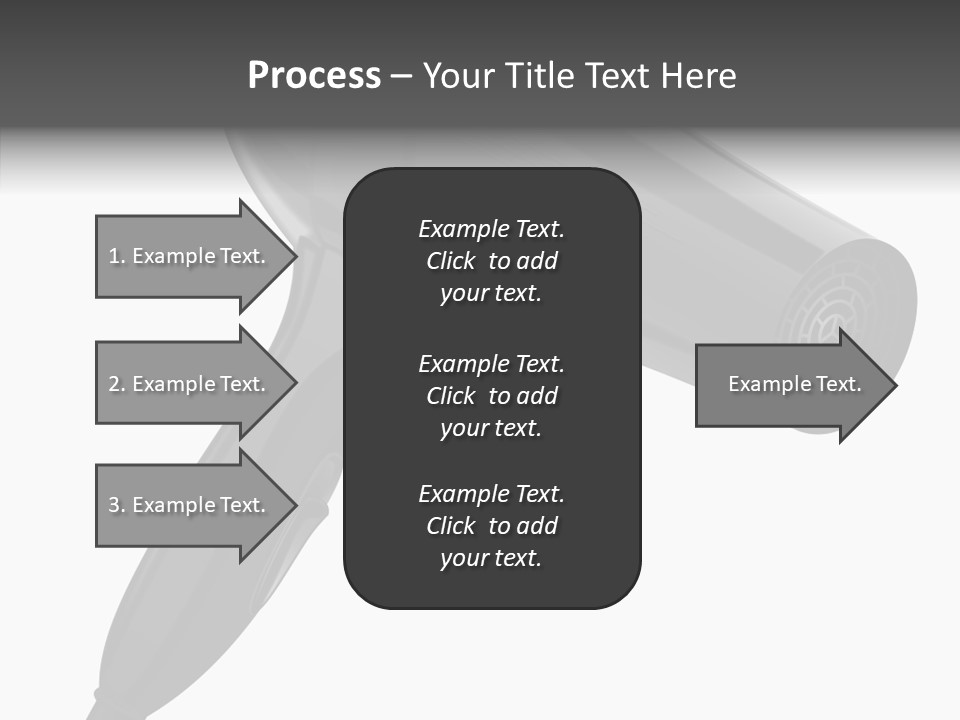 Salon Appliance Barber PowerPoint Template