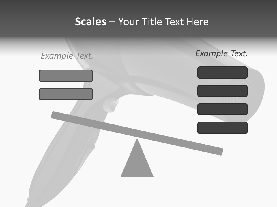 Salon Appliance Barber PowerPoint Template