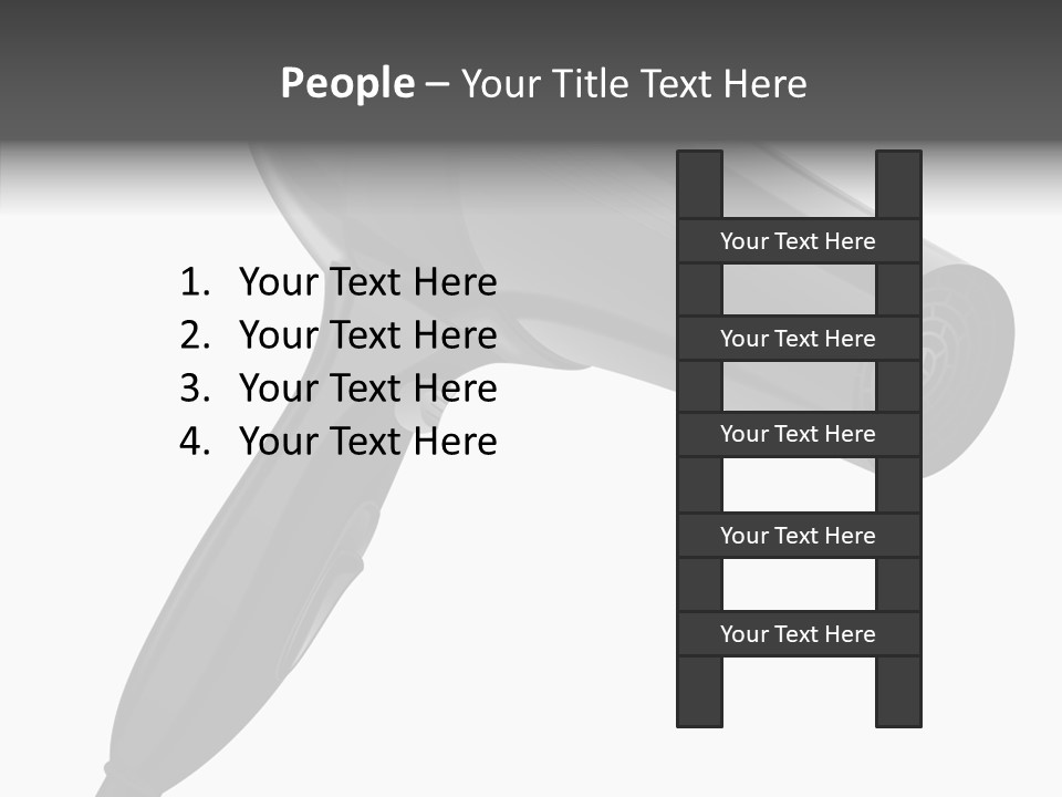 Salon Appliance Barber PowerPoint Template