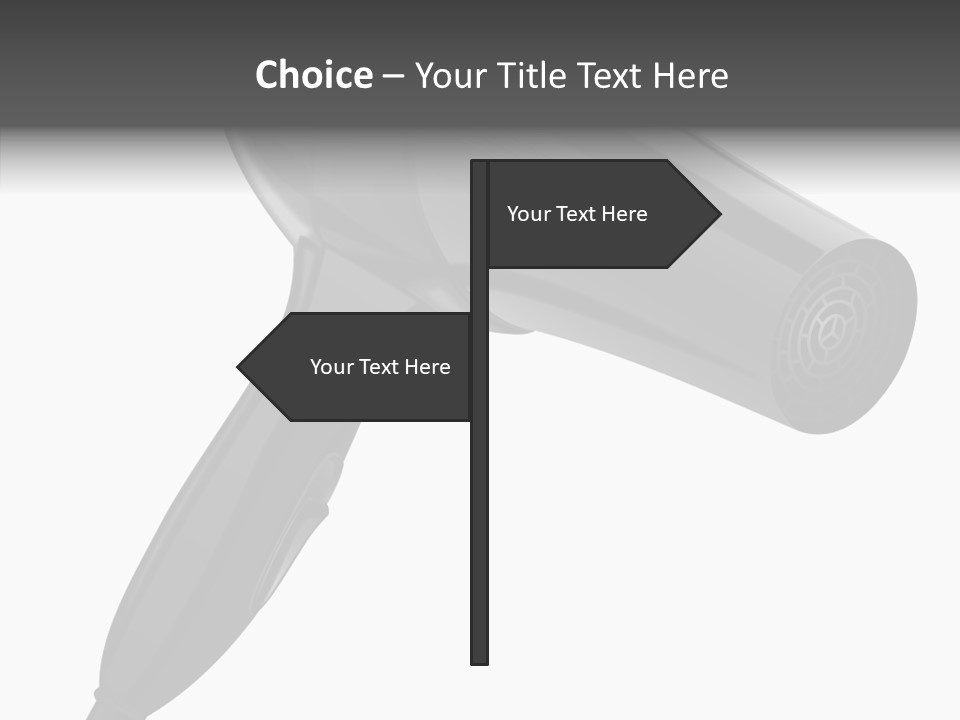 Salon Appliance Barber PowerPoint Template