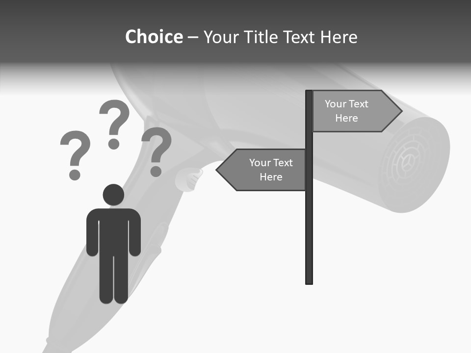Salon Appliance Barber PowerPoint Template