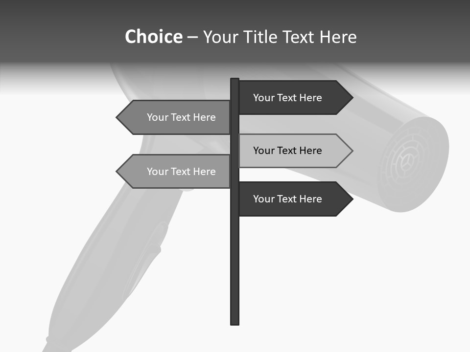 Salon Appliance Barber PowerPoint Template