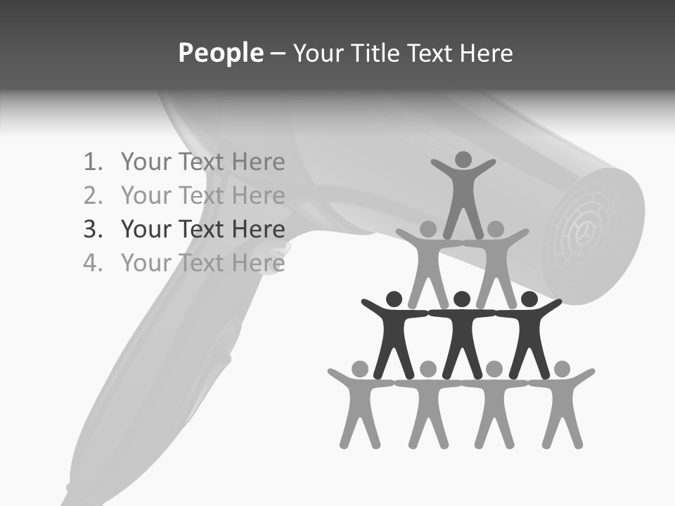 Salon Appliance Barber PowerPoint Template