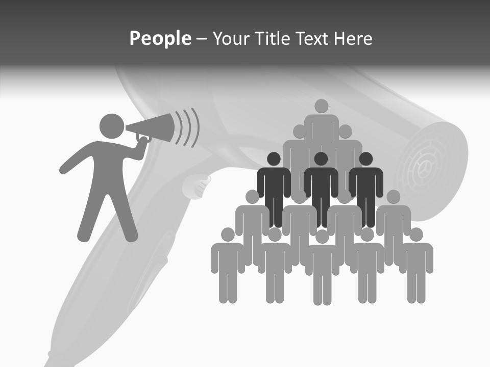 Salon Appliance Barber PowerPoint Template