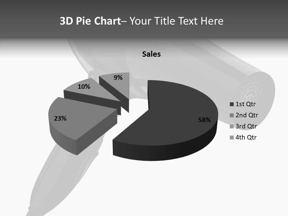 Salon Appliance Barber PowerPoint Template