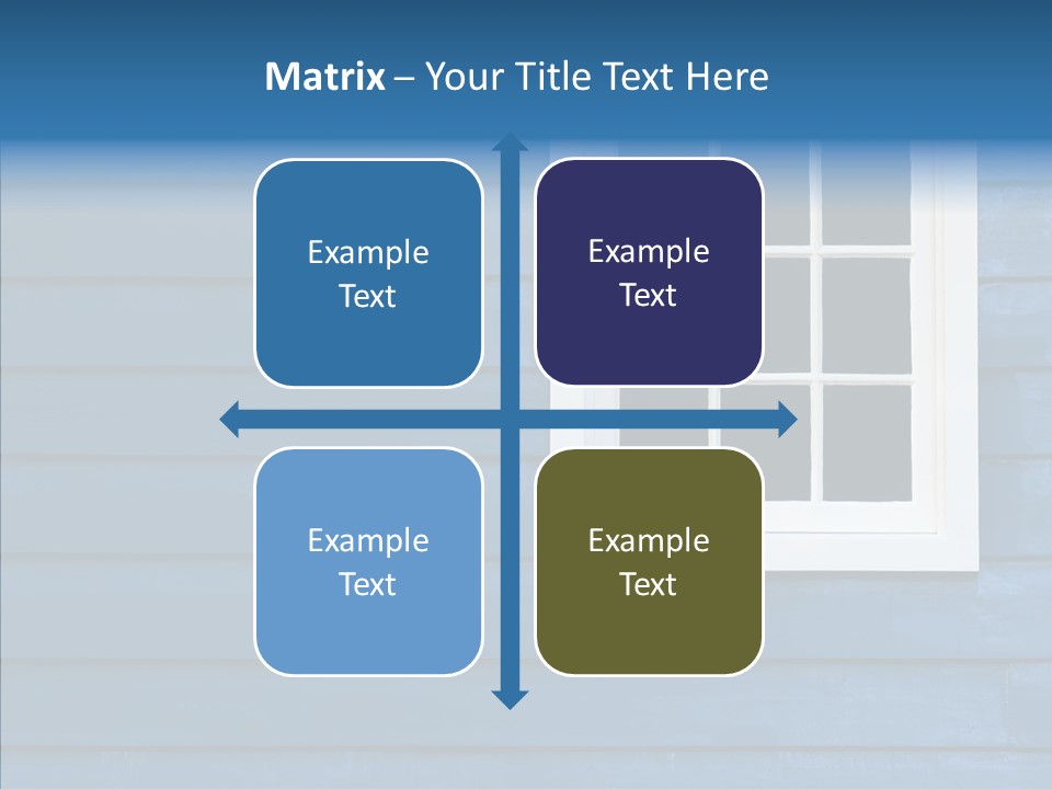 Traditional Exterior Wood PowerPoint Template