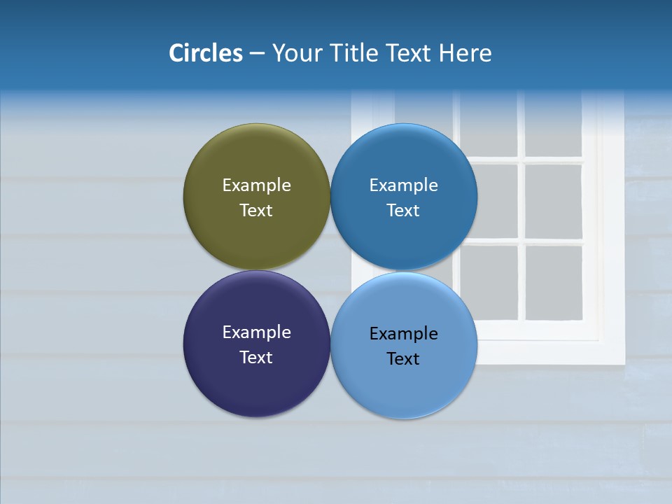 Traditional Exterior Wood PowerPoint Template