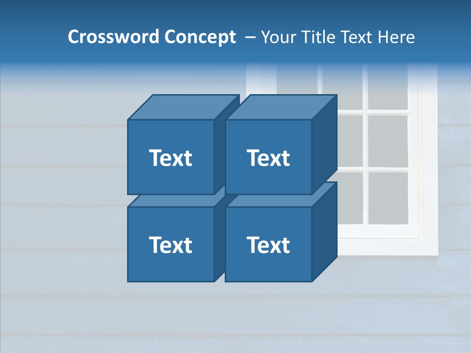 Traditional Exterior Wood PowerPoint Template
