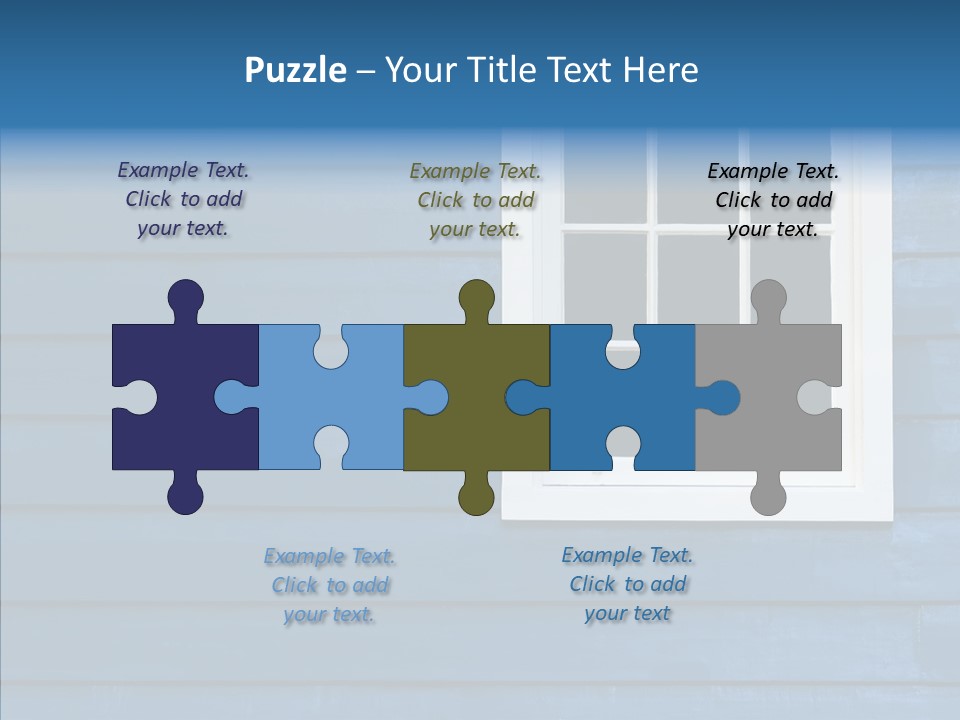 Traditional Exterior Wood PowerPoint Template