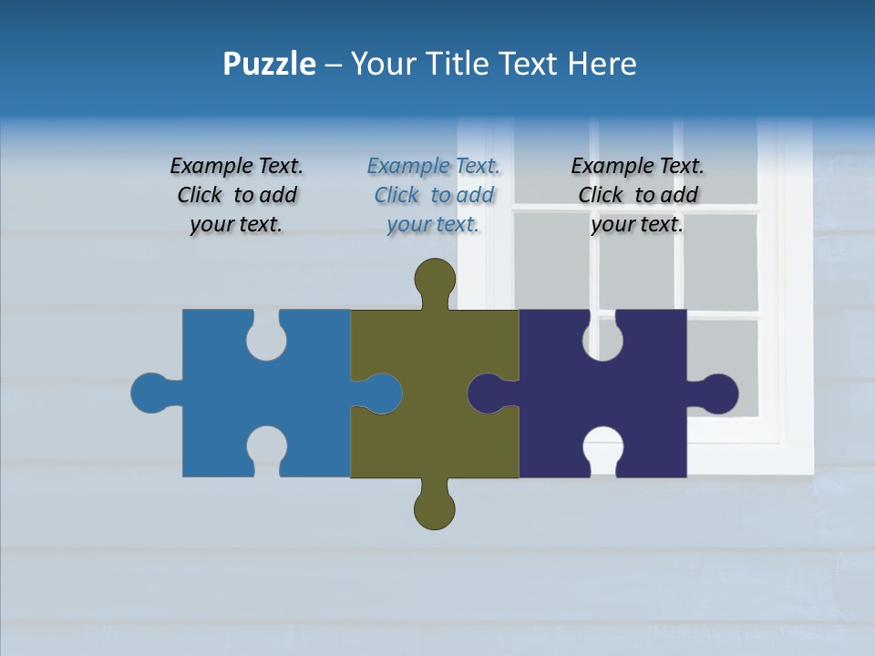 Traditional Exterior Wood PowerPoint Template