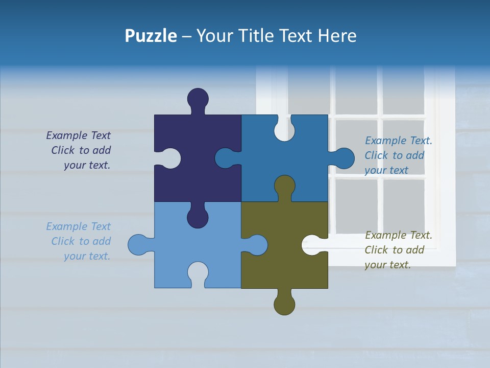 Traditional Exterior Wood PowerPoint Template