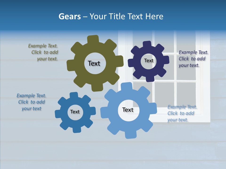 Traditional Exterior Wood PowerPoint Template
