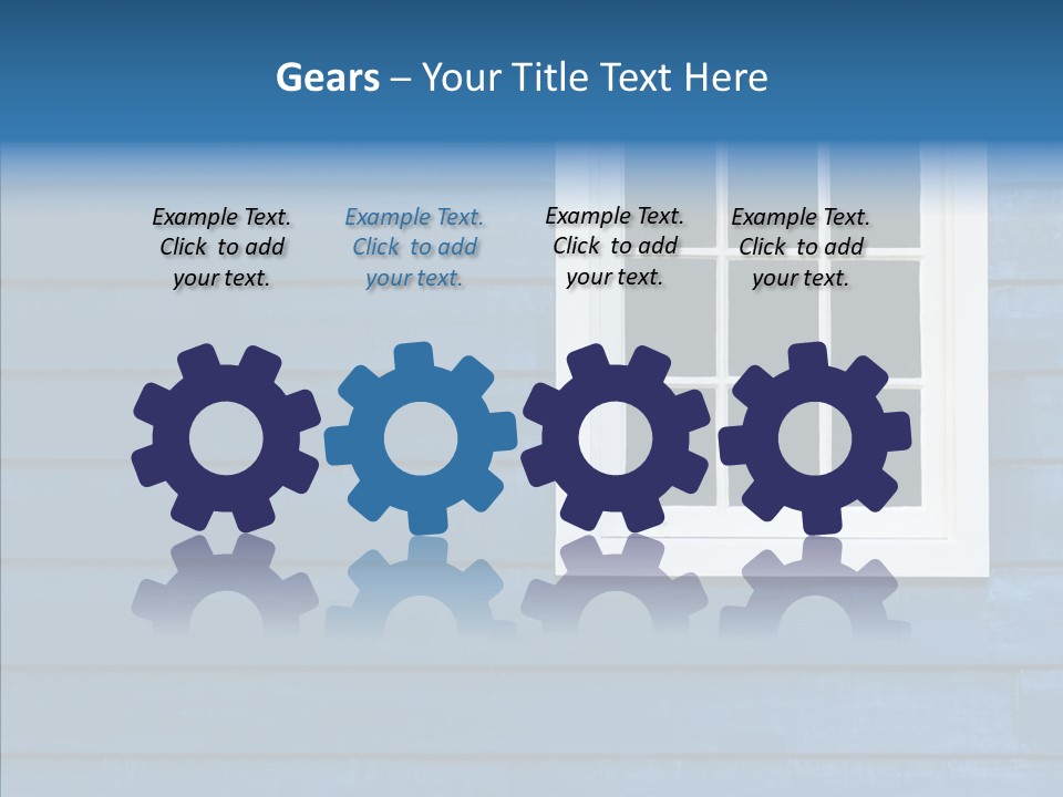 Traditional Exterior Wood PowerPoint Template