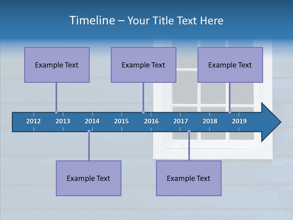 Traditional Exterior Wood PowerPoint Template