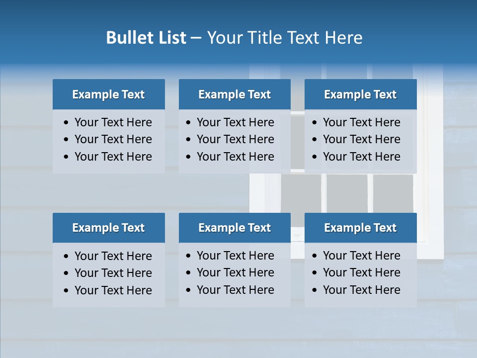 Traditional Exterior Wood PowerPoint Template
