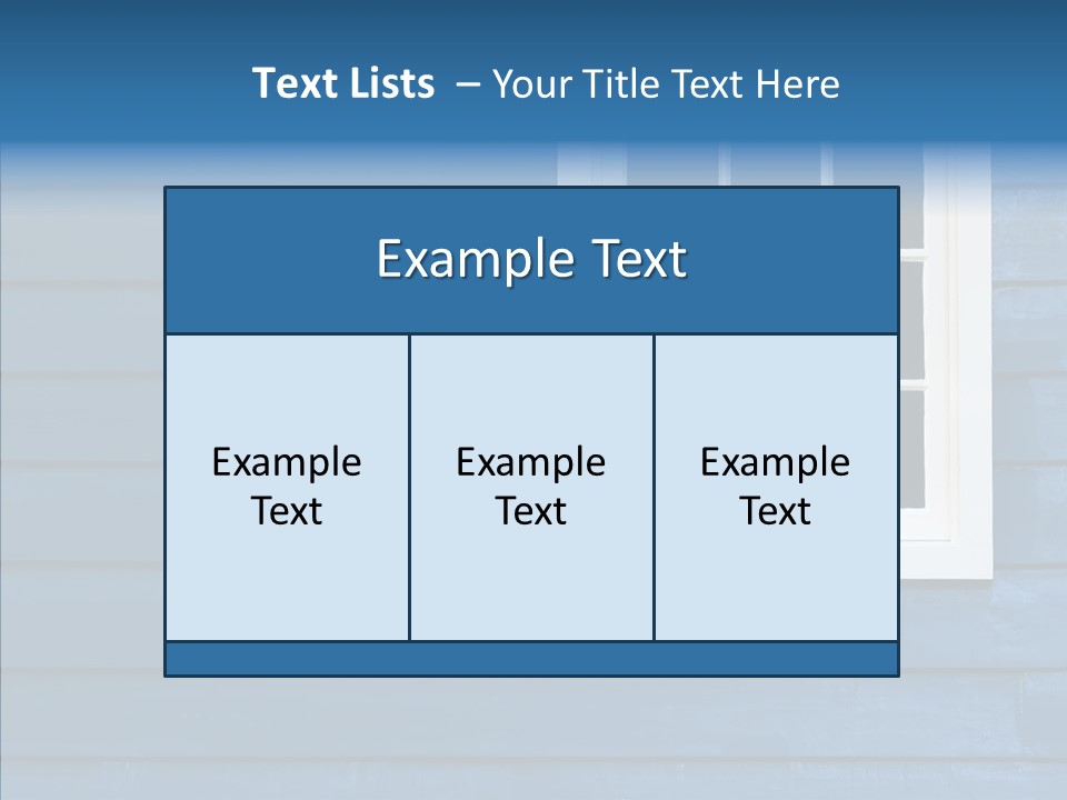 Traditional Exterior Wood PowerPoint Template